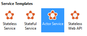 Service Templates - Actor Model