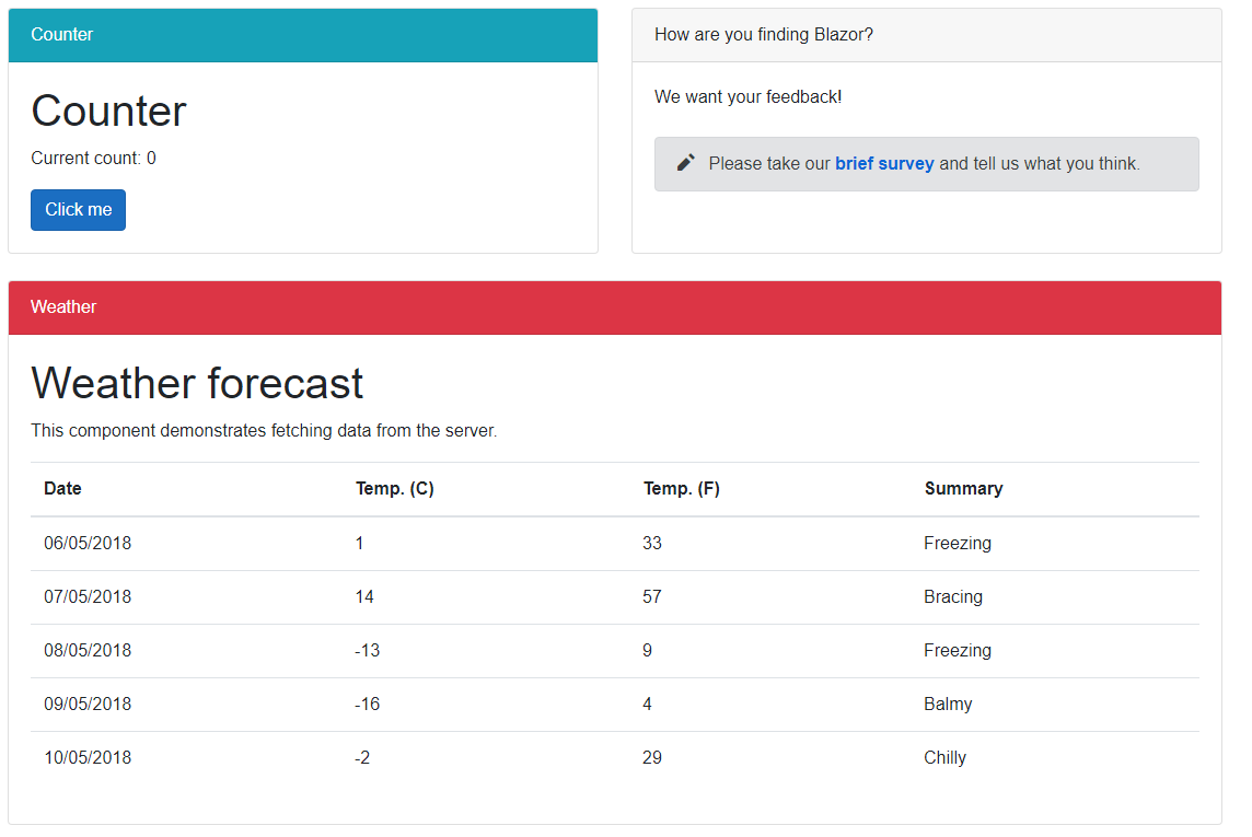 Dynamic Grid search Blazor. Datetime range component Blazor. Blazor admin Template Ant Design.